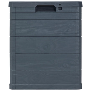 Vida XL Deck Box Anthracite vidaXL Patio Storage Box 23.8 gal Anthracite