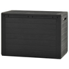 Vida XL Deck Box Anthracite vidaXL Patio Storage Box Anthracite 38.7"x17.3"x21.7"