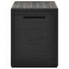 Vida XL Deck Box Anthracite vidaXL Patio Storage Box Anthracite 38.7"x17.3"x21.7"