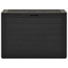 Vida XL Deck Box Anthracite vidaXL Patio Storage Box Anthracite 38.7"x17.3"x21.7"