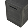 Vida XL Deck Box Anthracite vidaXL Patio Storage Box Anthracite 38.7"x17.3"x21.7"