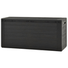 Vida XL Deck Box Anthracite vidaXL Patio Storage Box Anthracite 45.7"x17.3"x21.7"