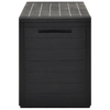 Vida XL Deck Box Anthracite vidaXL Patio Storage Box Anthracite 45.7"x17.3"x21.7"