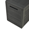 Vida XL Deck Box Anthracite vidaXL Patio Storage Box Anthracite 45.7"x17.3"x21.7"