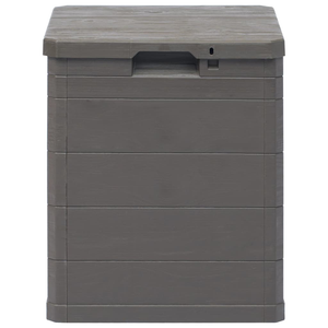 Vida XL Deck Box Brown vidaXL Patio Storage Box 23.8 gal Brown