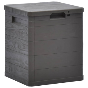 Vida XL Deck Box Brown vidaXL Patio Storage Box 23.8 gal Brown