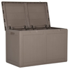 Vida XL Deck Box Brown vidaXL Patio Storage Box 47.6 gal Brown PP Rattan