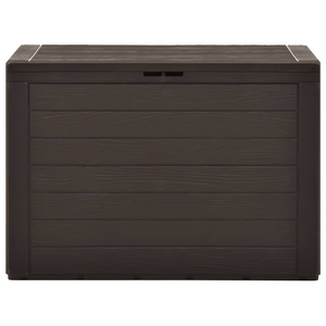 Vida XL Deck Box Brown vidaXL Patio Storage Box Brown 30.7"x17.3"x21.7"