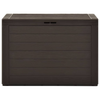 Vida XL Deck Box Brown vidaXL Patio Storage Box Brown 30.7"x17.3"x21.7"