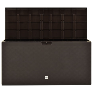 Vida XL Deck Box Brown vidaXL Patio Storage Box Brown 44.9"x18.5"x23.6"