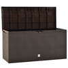 Vida XL Deck Box Brown vidaXL Patio Storage Box Brown 44.9"x18.5"x23.6"