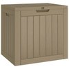 Vida XL Deck Box Gray vidaXL Patio Storage Box Gray 21.9"x16.9"x20.9" Polypropylene