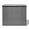 Vida XL Metal Sheds Gray vidaXL Garden Storage Shed - Gray Metal 101.2"x80.7"x70.1"