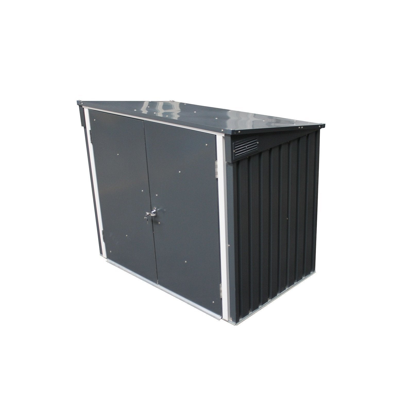 https://durasheds.com/cdn/shop/products/duramax-enclosures-duramax-5ft-x-3ft-metal-garbage-can-storage-anthracite-w-white-trim-31072688341176.jpg?v=1666987704