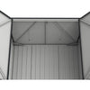 Duramax Enclosures Duramax 5ft x 3ft Metal Garbage Can Storage  Anthracite w/ white trim