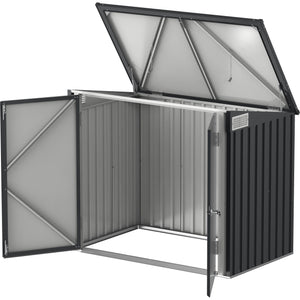 Metal Garbage/Recycle Bin 2 Can Enclosure – Duramax