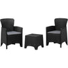 Duramax Furniture Sets Black Duramax Cedarrattan Sofa Duo Set
