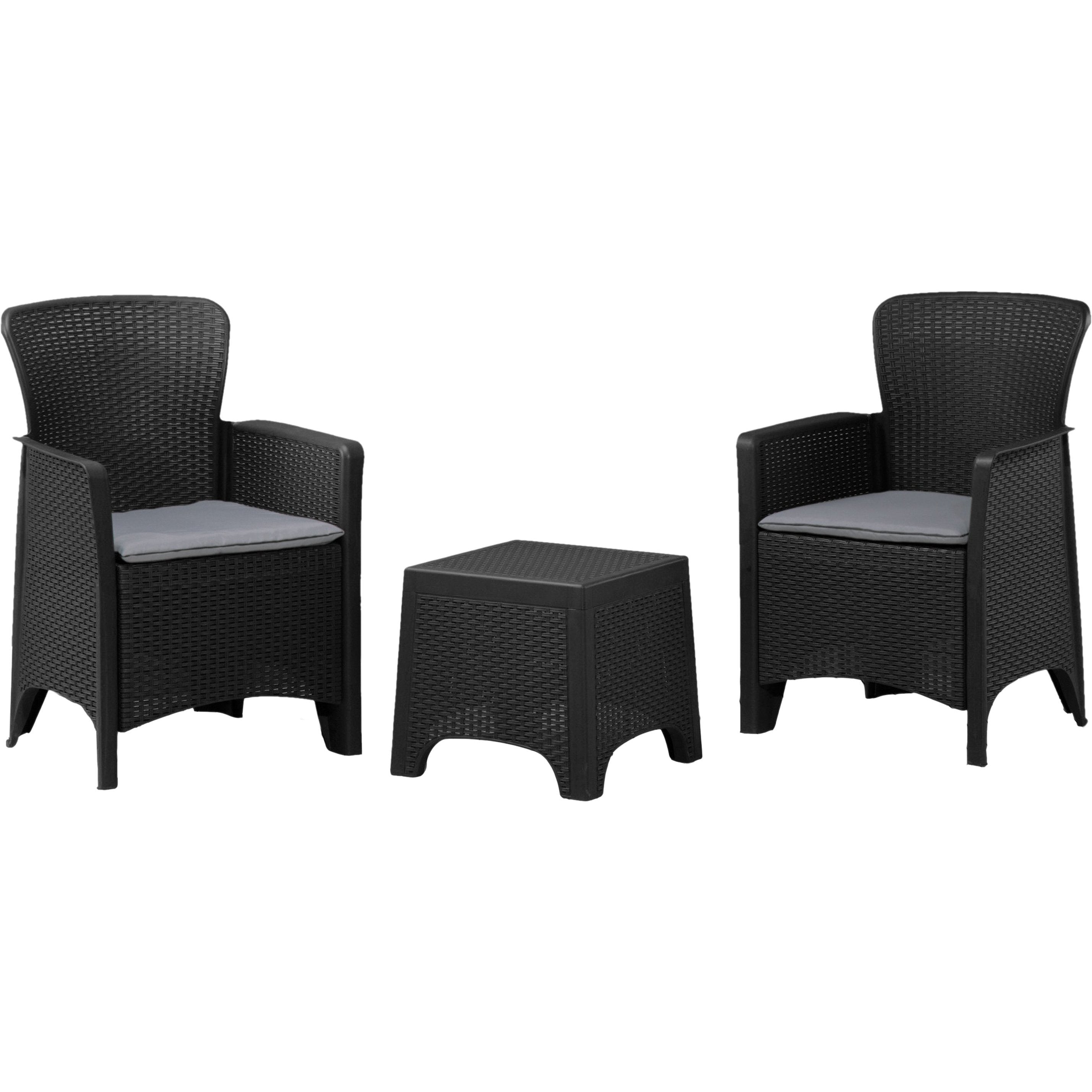 Duramax Furniture Sets Duramax Cedarrattan Sofa Duo Set Black