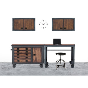 Duramax garage storage Duramax 4 Piece Garage Furniture Set with Tool Chest, Industrial Desk and 2 Wall Cabinets