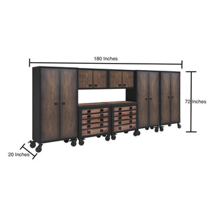 Duramax garage storage Duramax 7-Piece Garage Storage Set with Tool Chests, Wall Cabinets and Free Standing Cabinets