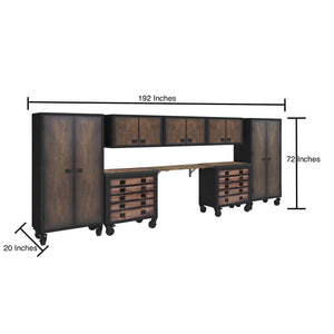 Duramax garage storage Duramax 8-Piece Garage Storage Combo with Tool Chests, Wall Cabinets, Folding Table and Free Standing Cabinets