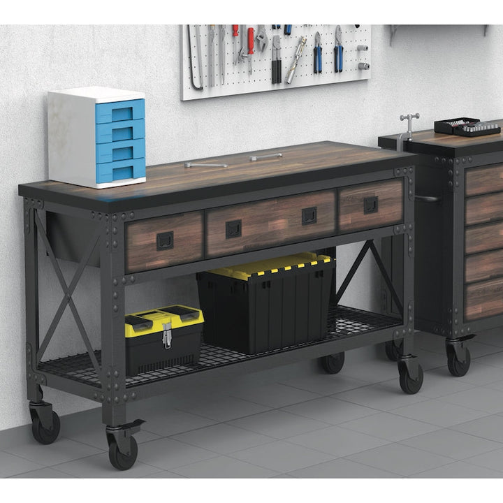 Duramax Wood Top Workbench 72 in. x 24 in. for Home, Garage,