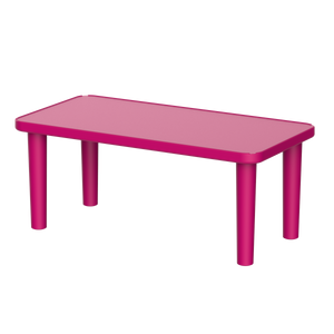 Duramax Kindergarten Table Pink Duramax Kindergarten Table - Rectangle