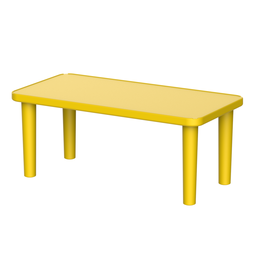 Duramax Kindergarten Table Yellow Duramax Kindergarten Table - Rectangle
