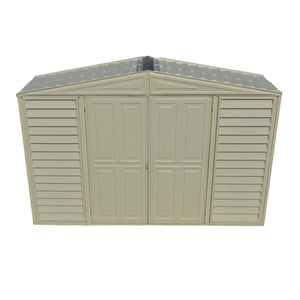 Duramax sheds DuraMax 10.5ft x 3ft SidePro Vinyl Shed with Foundation Kit