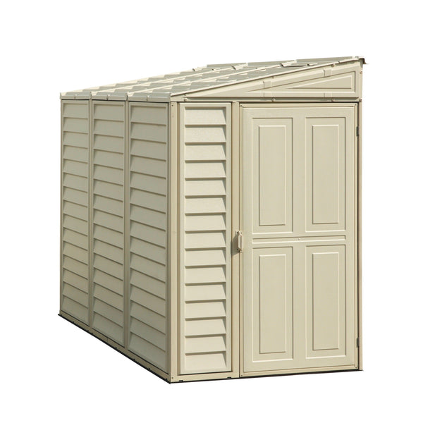 Duramax 4ft x 8ft Sidemate Vinyl Resin Outdoor Garden Storage Shed ...