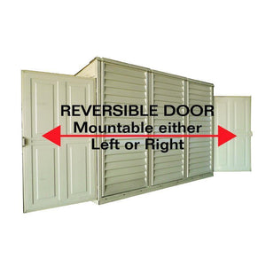 Duramax sheds Duramax 4ft x 8ft Sidemate Vinyl Resin Outdoor Storage Shed  With Foundation Kit