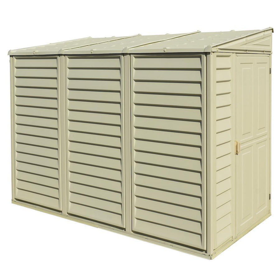 Duramax 4ft x 8ft Sidemate Vinyl Resin Outdoor Garden Storage Shed ...