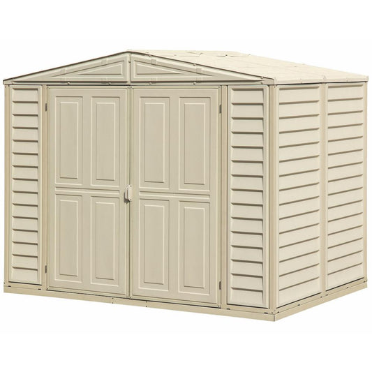 Duramax 8ft x 5.5ft Duramate Vinyl Shed with Foundation – Durasheds