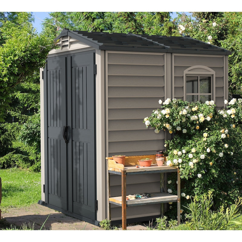 Duramax Plus 6ft X6ft Storemate Vinyl Shed With Molded Floor – Durasheds