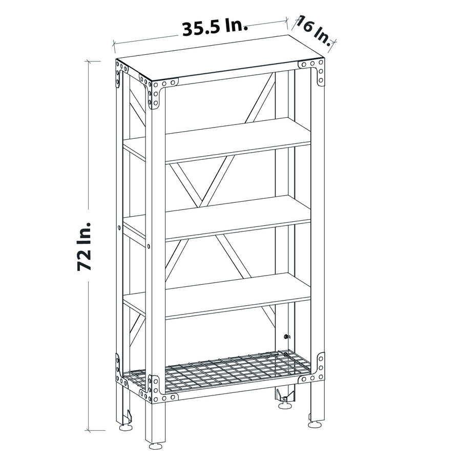 Duramax Industrial Metal and Wood Storage Shelving – Durasheds