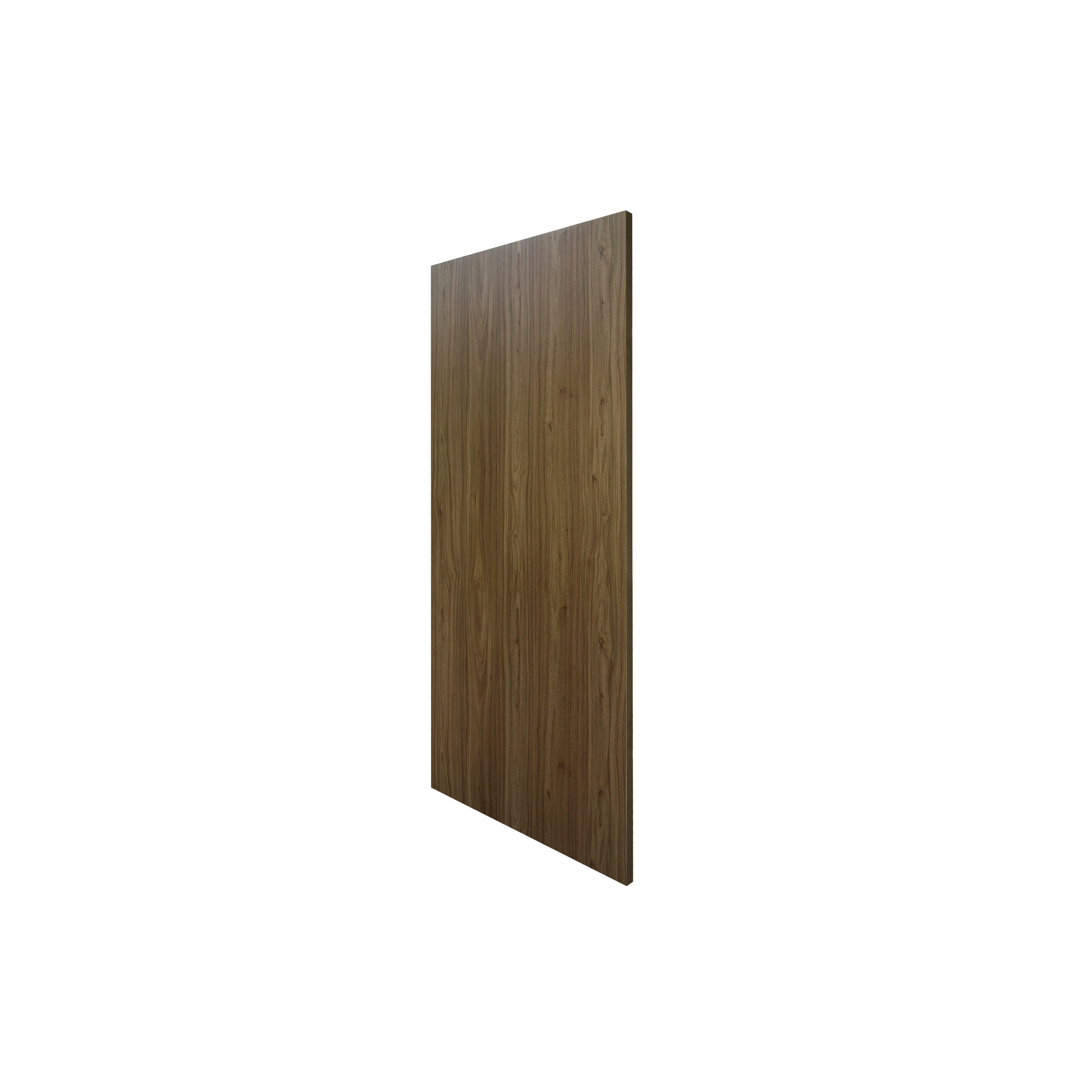 Durasheds Barn Door DuraMax Milo Flush Wooden Barn Door Door Color:  Hickory Walnut