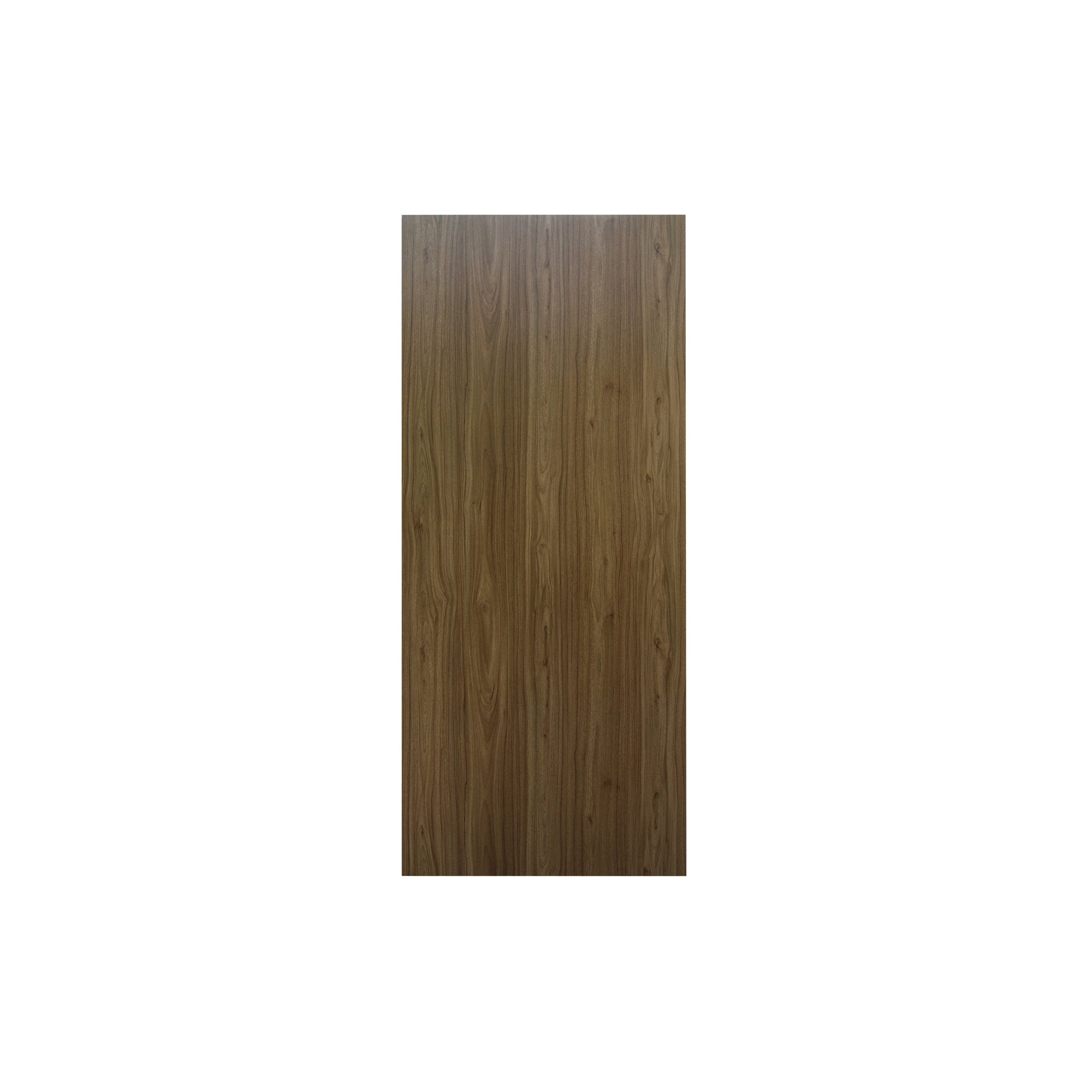 Durasheds Barn Door DuraMax Milo Flush Wooden Barn Door Door Color:  Hickory Walnut