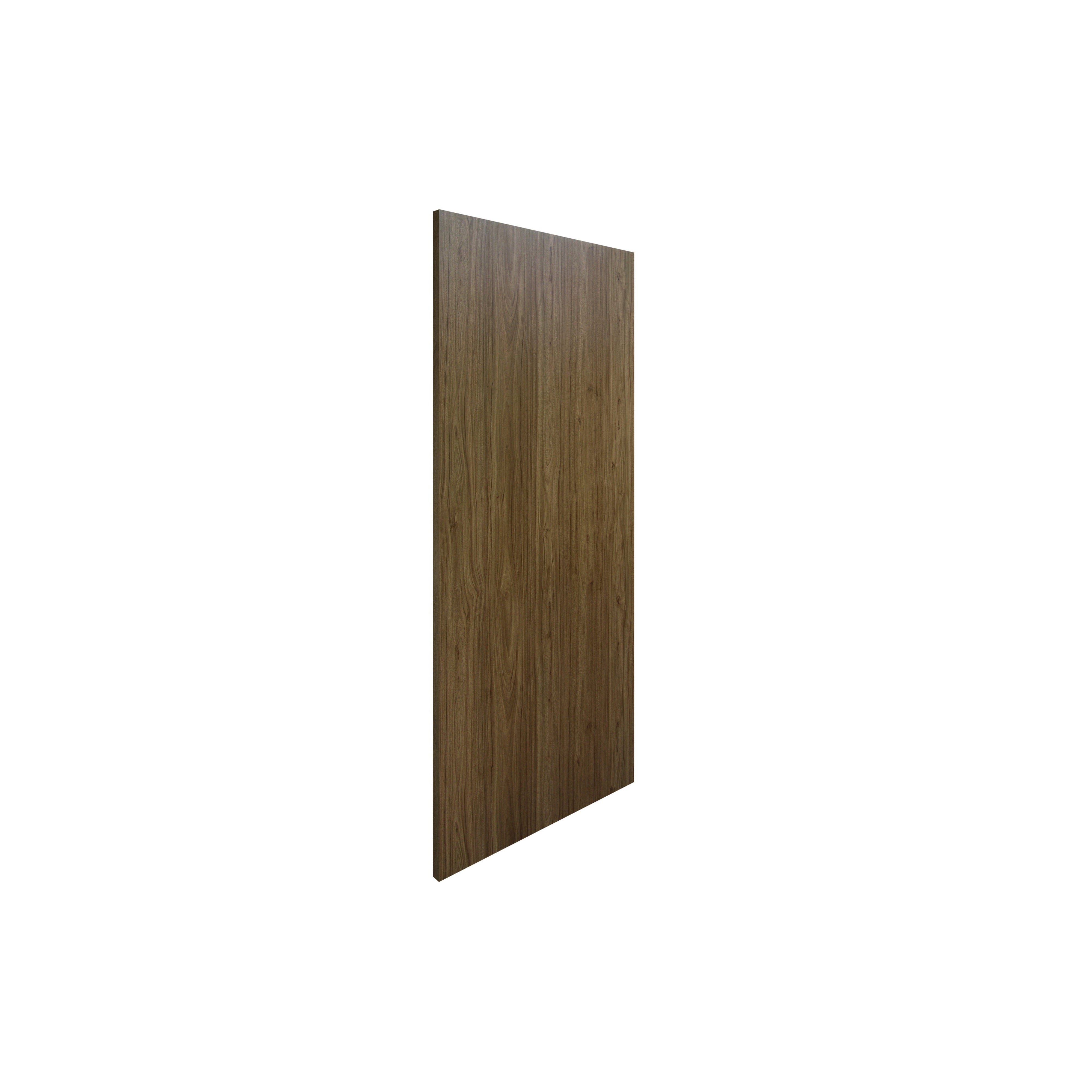 Durasheds Barn Door DuraMax Milo Flush Wooden Barn Door Door Color:  Hickory Walnut