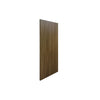 Durasheds Barn Door DuraMax Milo Flush Wooden Barn Door Door Color:  Hickory Walnut