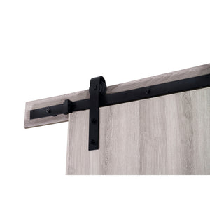 Durasheds DuraMax Milo Flush Wooden Barn Door Door Color:  Ash Gray