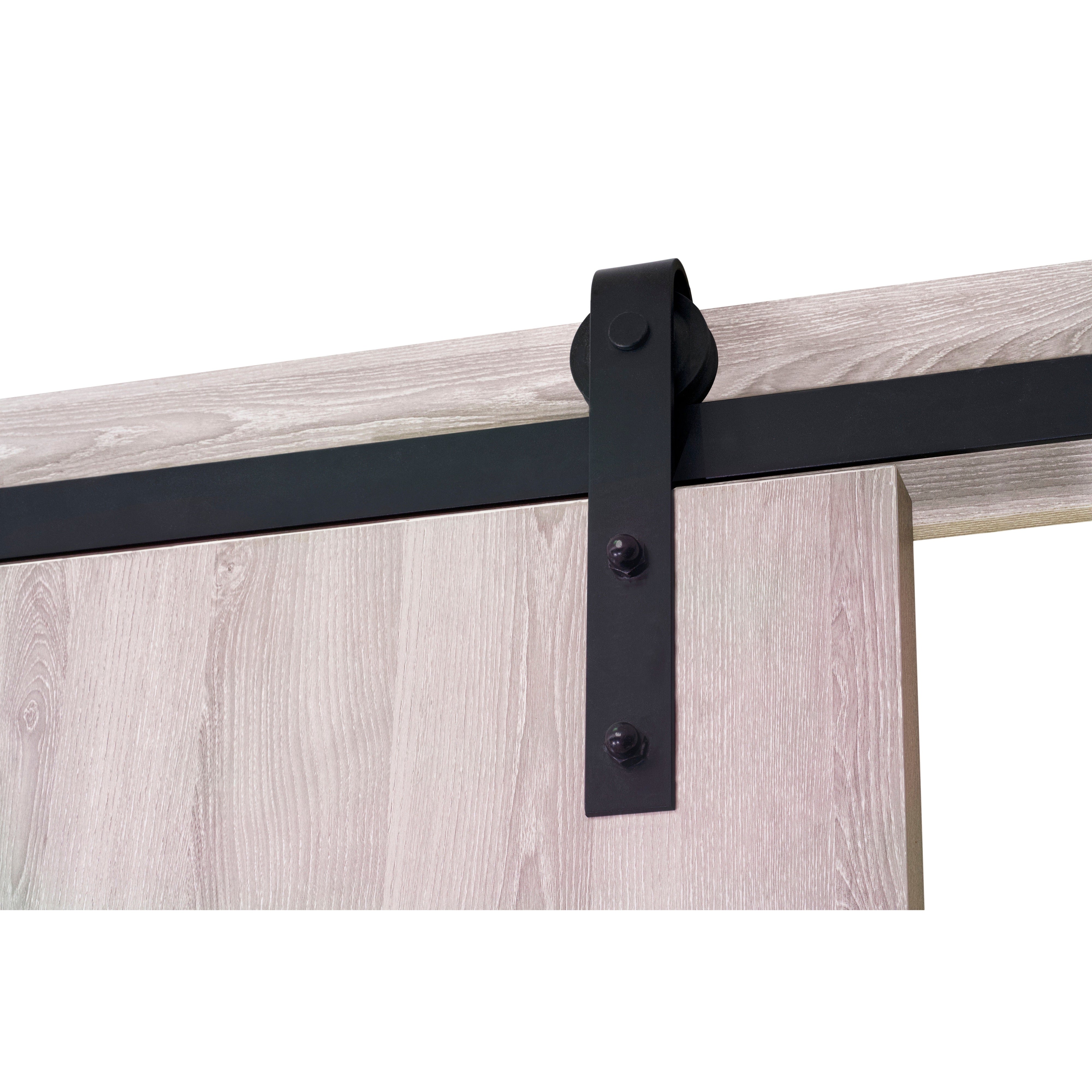 Durasheds DuraMax Milo Flush Wooden Barn Door Door Color:  Ash Gray