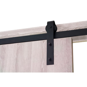 Durasheds DuraMax Milo Flush Wooden Barn Door Door Color:  Ash Gray