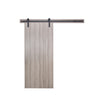 Durasheds DuraMax Milo Flush Wooden Barn Door Door Color:  Ash Gray