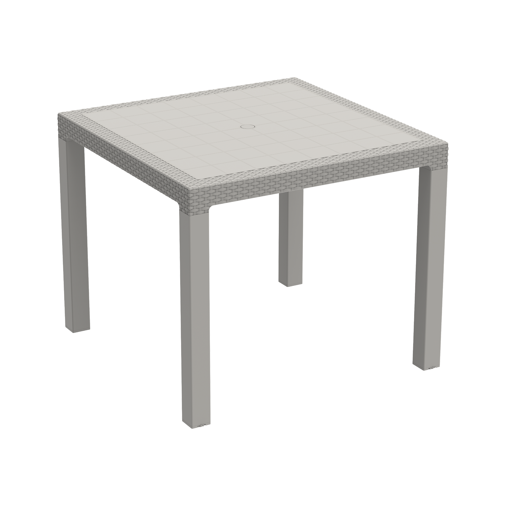 Durasheds Duramax Rattan 4- Seater Table Gray