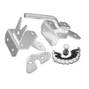 Durasheds GRAVITY LATCH WHITE STAINLESS STEEL