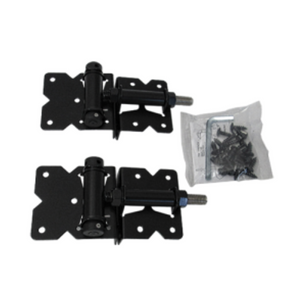 Durasheds HINGE SET ADJUSTABLE BLACK STAINLESS STEEL