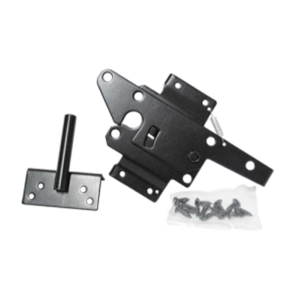 Durasheds LATCH LARGE BLACK STAINLESS STEEL