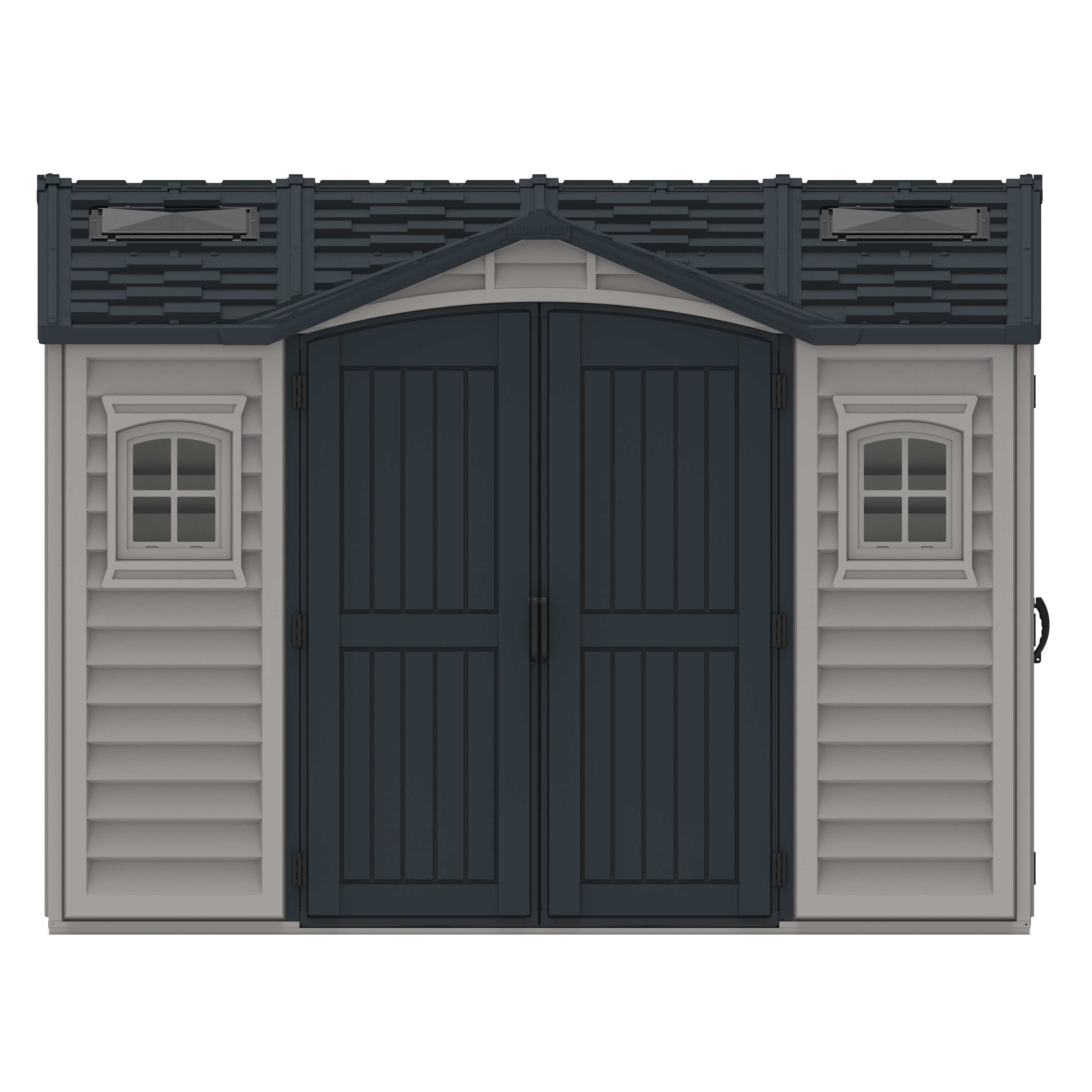8' x 8' Portable Garage Outdoor Storage-Gray