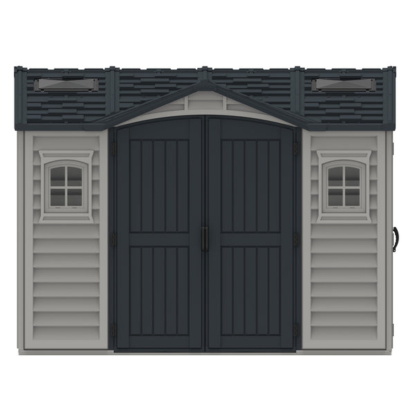 DuraMax Apex Pro 10.5x8 Plastic Vinyl Outdoor Shed 40116
