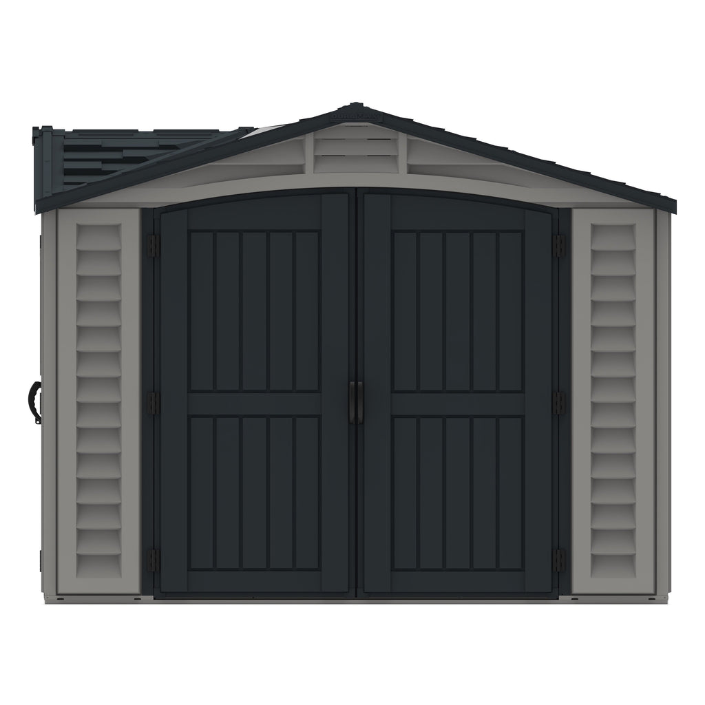 DuraMax Apex Pro 10.5x8 Plastic Vinyl Outdoor Shed 40116